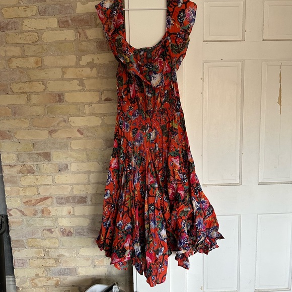 Chelsea & Theodore Dresses & Skirts - Floral Women's Dress in Vibrant Red